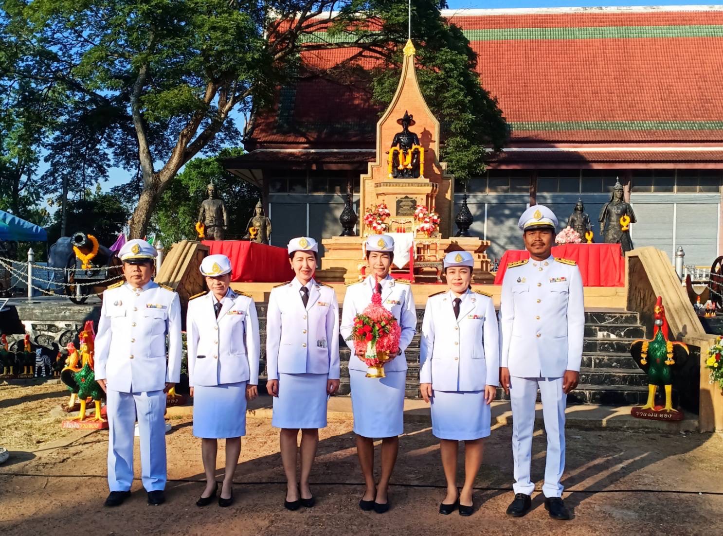 กปภ.สาขาสมุทรสงคราม ร่วมพิธีถวายราชสักการะเนื่องในวันสมเด็จพระเจ้าตากสินมหาราช ประจำปี 2566