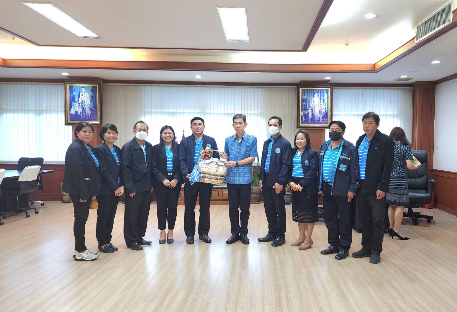 กปภ.สาขาอ้อมน้อย ร่วมสวัสดีปีใหม่ผู้ว่าราชการจังหวัดนครปฐม