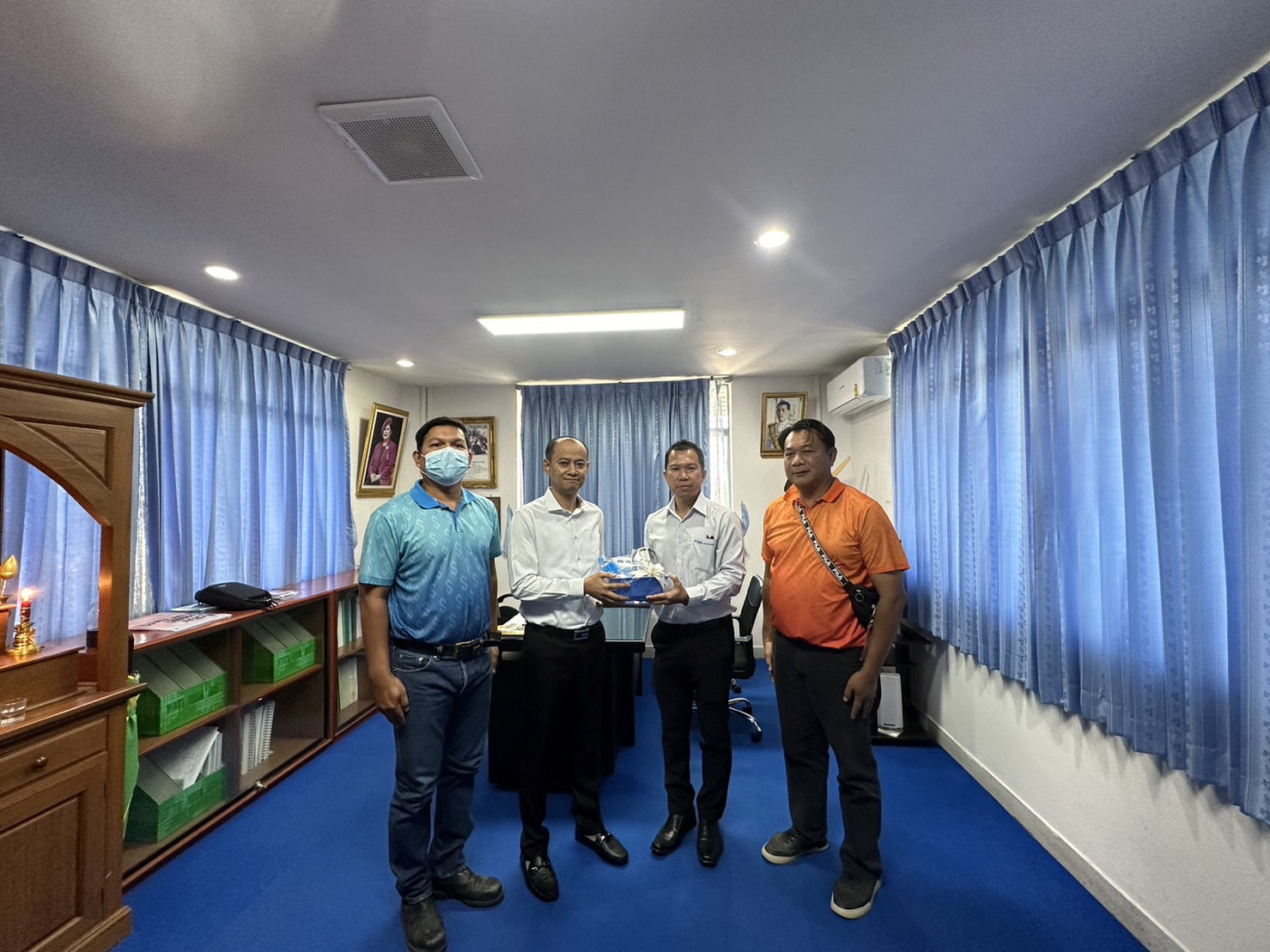 การประปาส่วนภูมิภาคสาขาประจวบคีรีขันธ์ เข้าพบผู้อำนวยการโครงการชลประทานประจวบคีรีขันธ์ เพื่อสร้างความสัมพันธ์ที่ดีกับลูกค้าผู้มีส่วนได้เสีย