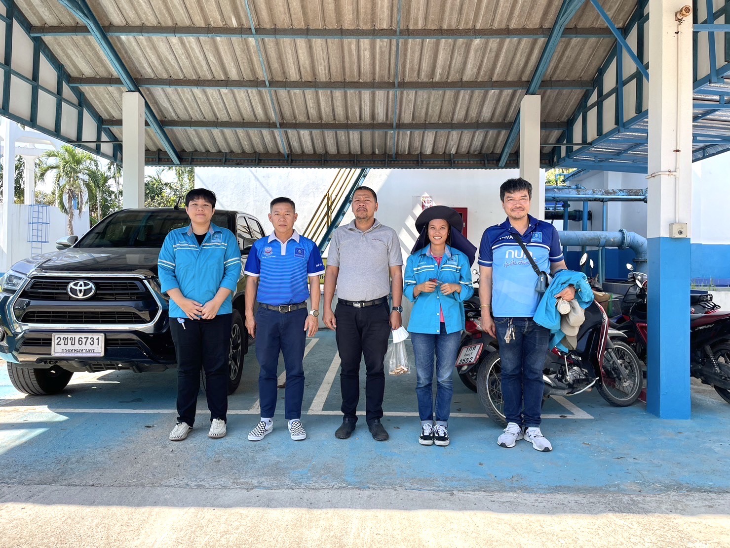 กปภ.สาขาขลุง ออกสำรวจหาท่อรั่วในพื้นที่ตามแผนลดน้ำสูญเสียค้นหาท่อแตก/รั่วต่อเนื่อง เพื่อตรวจสอบจุดต้องสงสัย MM08 สถานีผลิตน้ำพลิ้ว จ่ายพื้นที่บางสระเก้า อ.แหลมสิงห์ จ.จันทบุรี