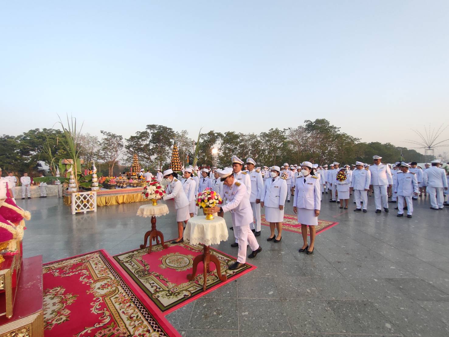 กปภ.สาขาพระนครศรีอยุธยา(พ) ร่วมรัฐพิธีถวายราชสักการะ สมเด็จพระนเรศวรมหาราช พร้อมสนับสนุนน้ำดื่มบรรจุขวดให้บริการแก่ผู้ร่วมกิจกรรม
