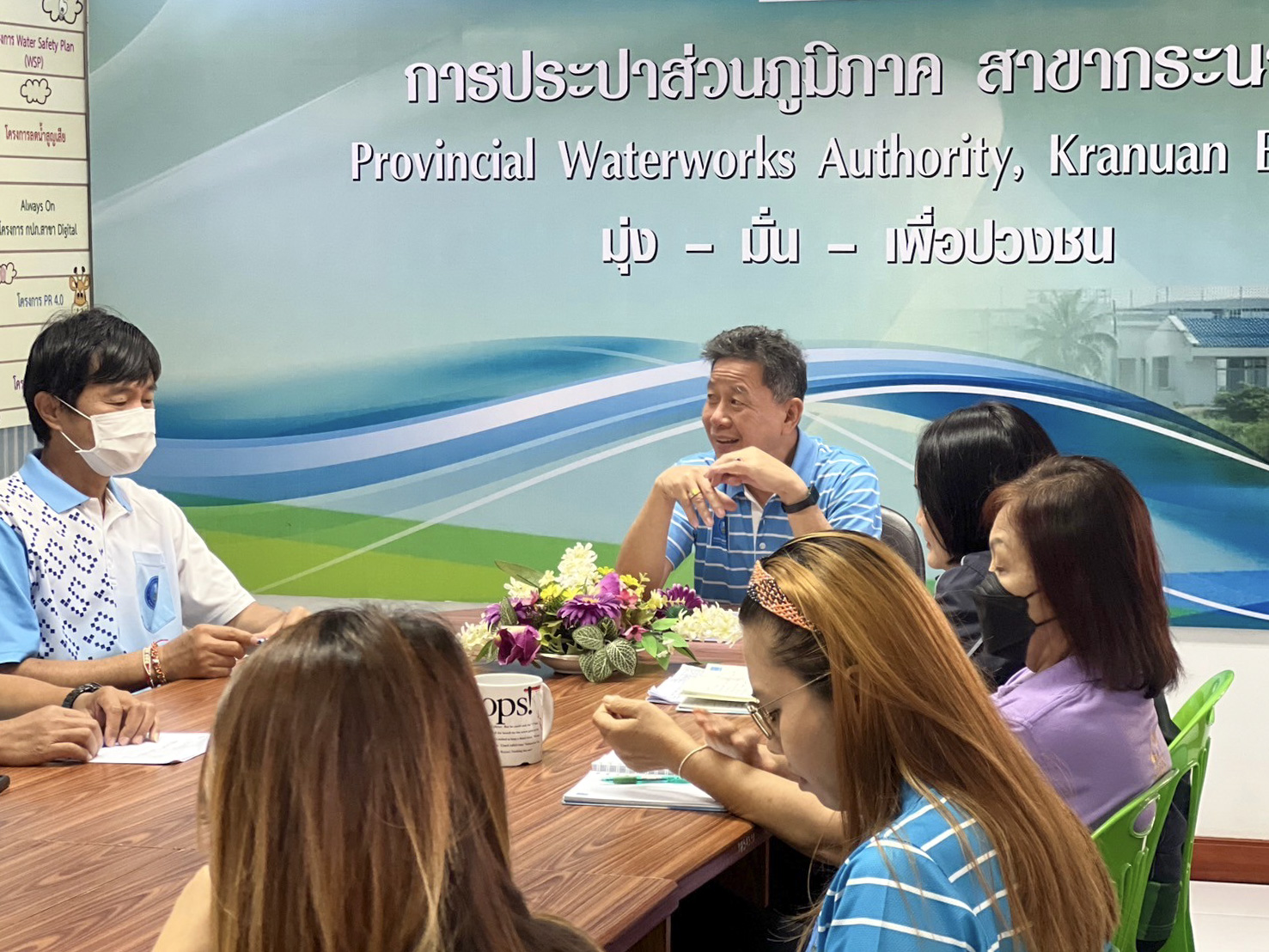 กปภ.สาขากระนวน จัดประชุม "สนทนายามเช้า" (Morning Talk) ครั้งที่ 5/2567 ประจำเดือน กุมภาพันธ์ 2567