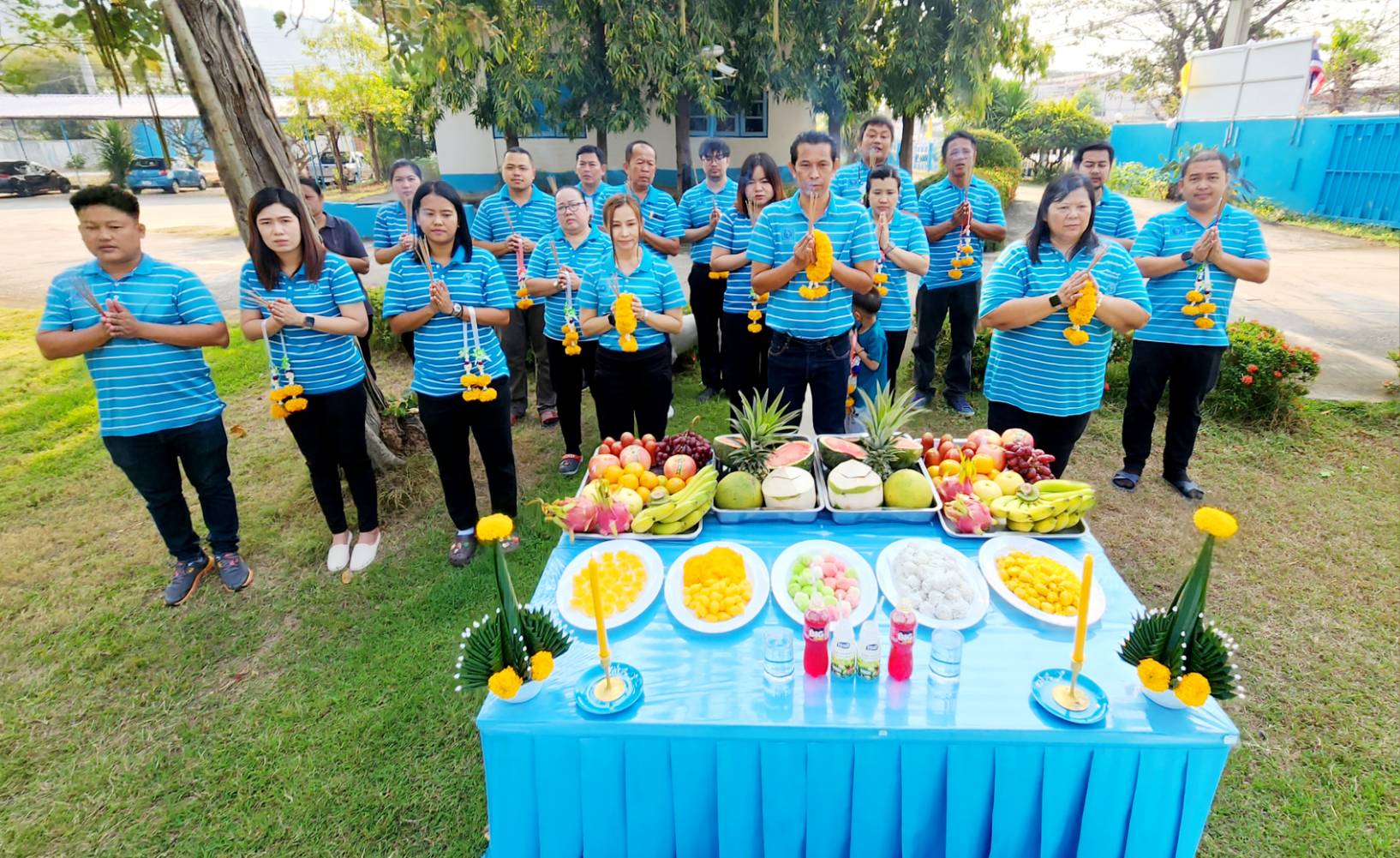 กปภ.สาขาพิษณุโลก จัดกิจกรรมไหว้สักการะพระแม่ธรณี เนื่องในวันคล้ายวันสถาปนา ครบรอบ 45 ปี กปภ.