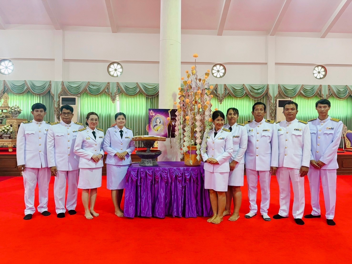 การประปาส่วนภูมิภาคสาขาปทุมธานี ร่วมพิธีเจริญพระพุทธมนต์ เนื่องในโอกาสวันคล้ายวันพระราชสมภพ สมเด็จพระกนิษฐาธิราชเจ้า กรมสมเด็จพระเทพรัตนราชสุดาฯ สยามบรมราชกุมารี 2 เมษายน 2567