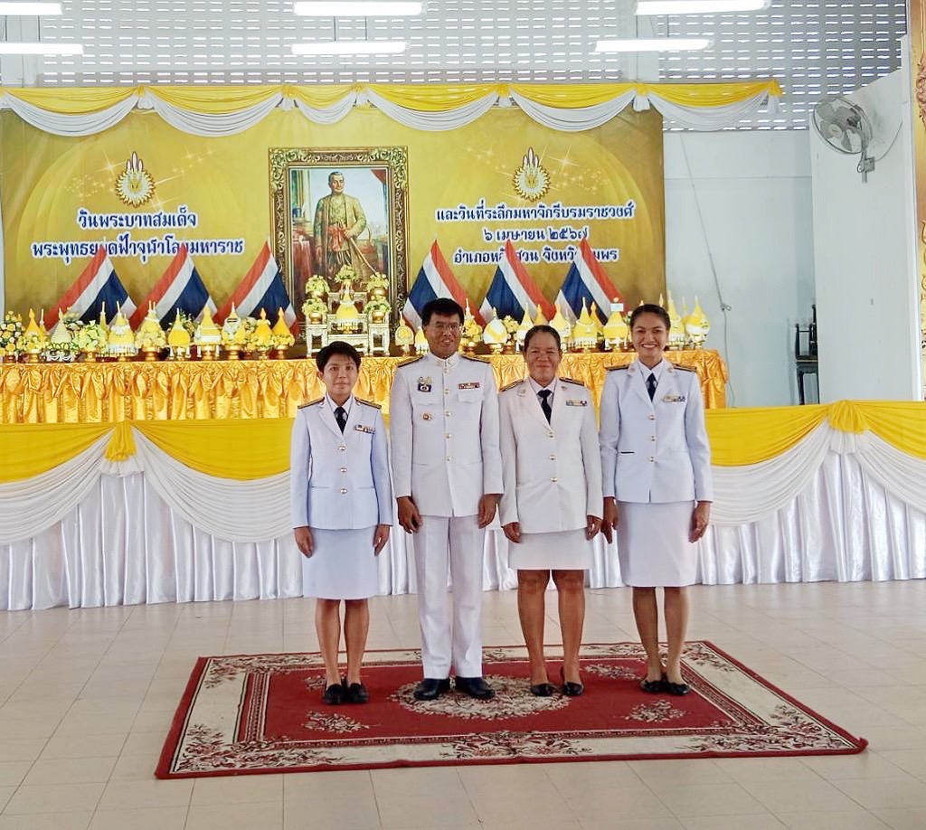 การประปาส่วนภูมิภาคสาขาหลังสวน เข้าร่วมพิธีวันที่ระลึก พระบาทสมเด็จพระพุทธยอดฟ้าจุฬาโลกมหาราชและวันที่ระลึกมหาจักรีบรมราชวงศ์