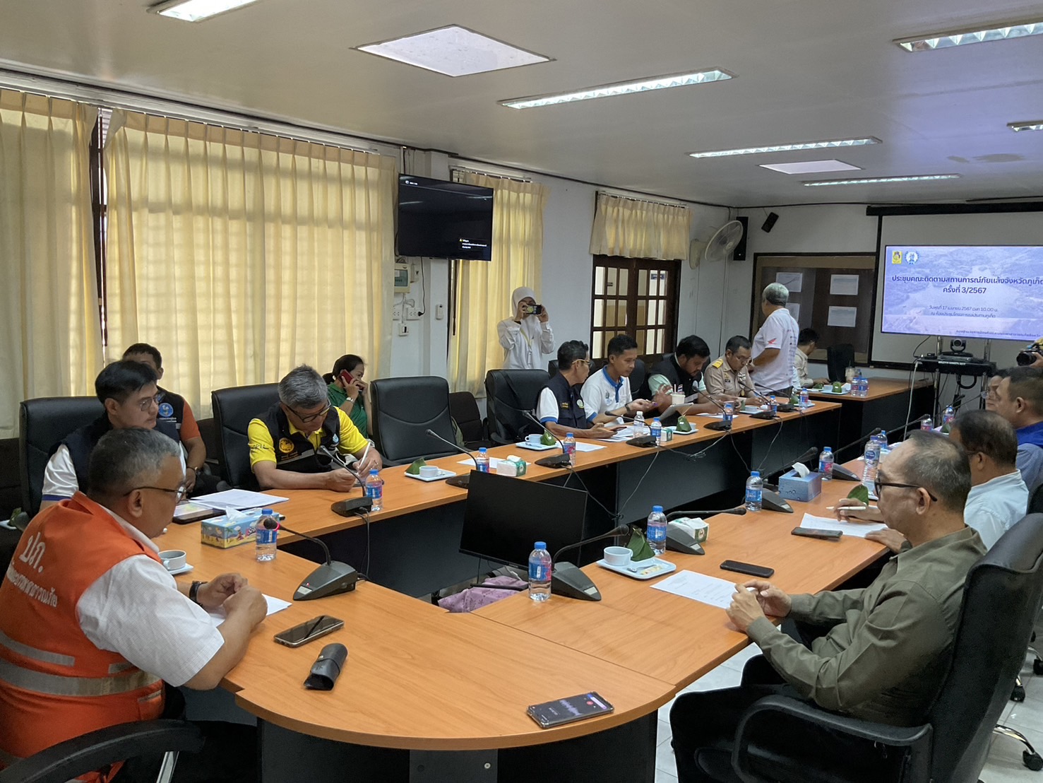 กปภ.สาขาภูเก็ต เข้าประชุมติดตามสถานการณ์ภัยแล้งจังหวัดภูเก็ต ประจำสัปดาห์ ครั้งที่ 3/2567