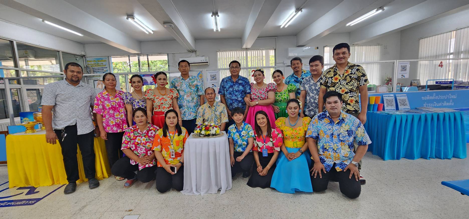 การประปาส่วนภูมิภาคสาขาหลังสวน จัดพิธีรดสงฆ์น้ำพระและประเพณีรดน้ำดำหัวผู้บริหาร  เมื่อวันพุธ ที่ 10 เมษายน 2567