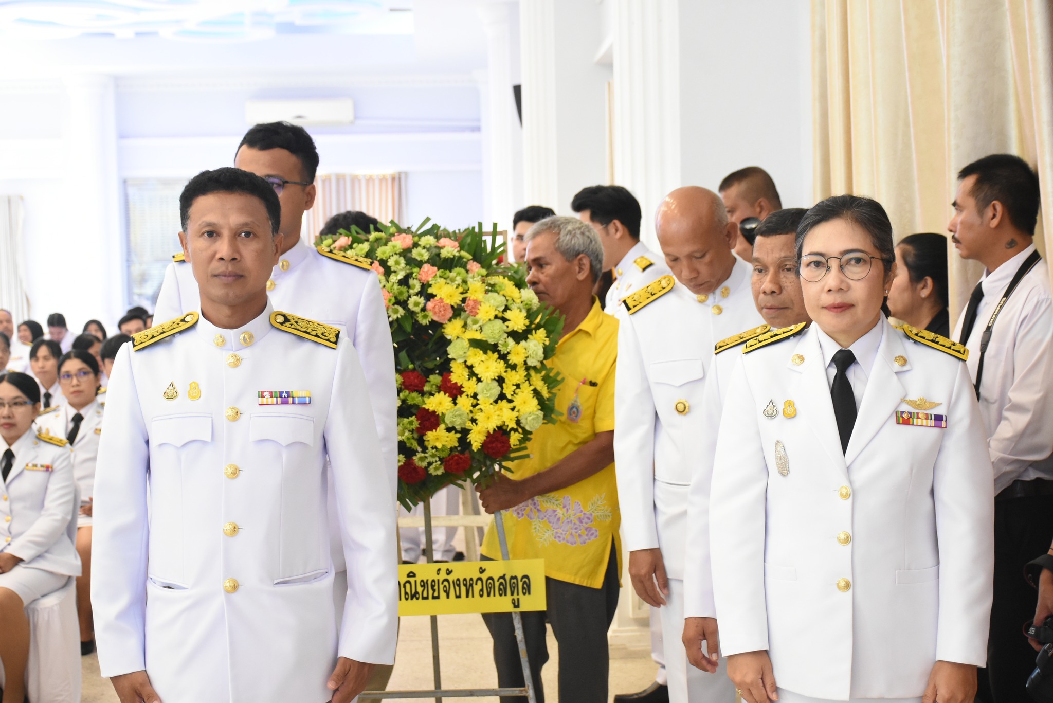 การประปาส่วนภูมิภาคสาขาสตูล ร่วมพิธีถวายราชสักการะเนื่องในวันคล้ายวันสวรรคตสมเด็จพระนเรศวรมหาราช ประจำปี 2567​