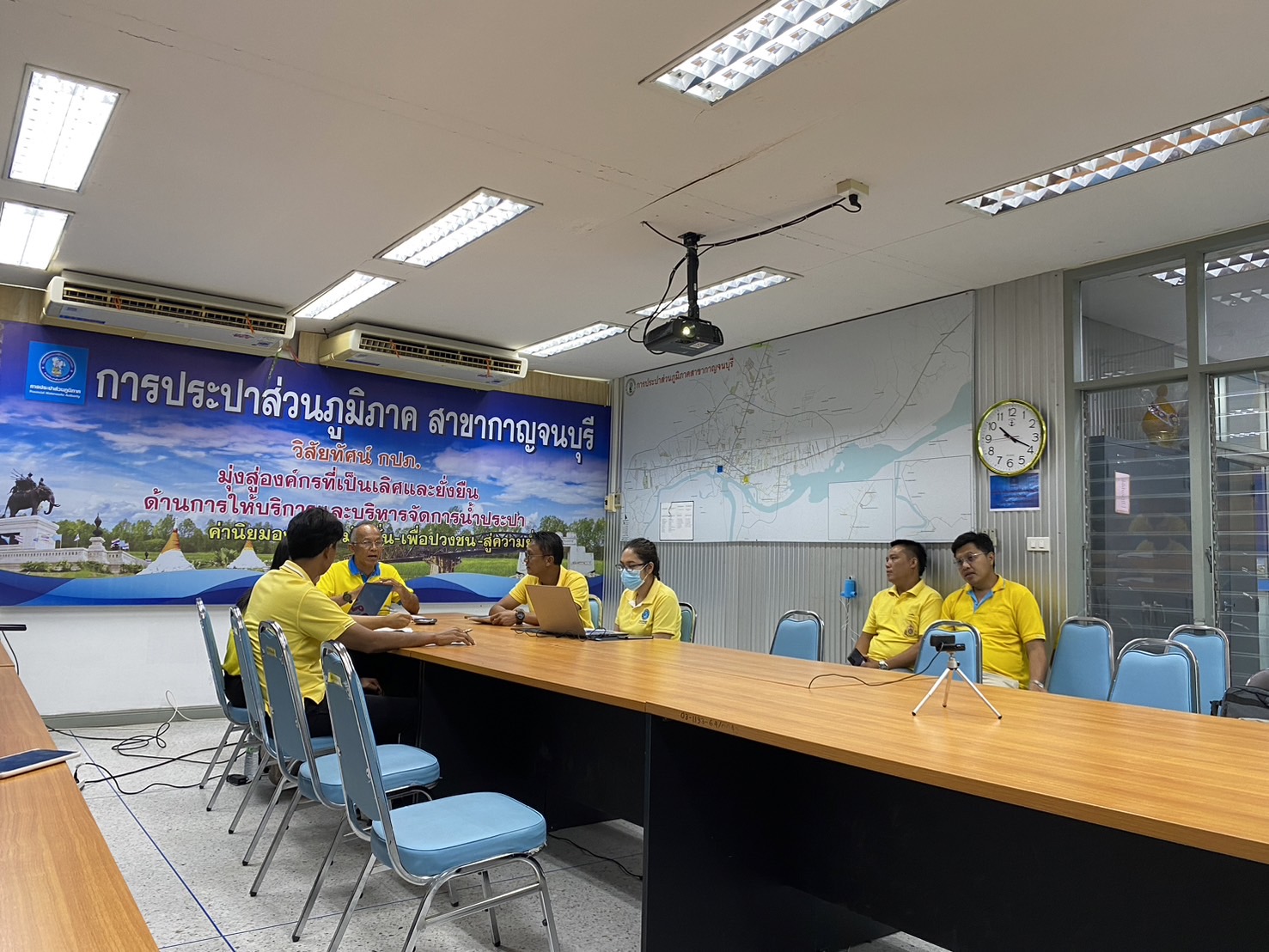 กปภ.สาขากาญจนบุรี รับการตรวจประเมินมาตรฐานศูนย์ราชการสะดวก GECC ปี 2567