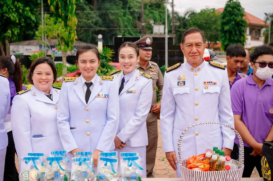 กปภ.สาขาบางสะพาน เข้าร่วมพิธีทำบุญตักบาตรถวายพระราชกุศล เฉลิมพระเกียรติสมเด็จพระนางเจ้าฯพระบรมราชินี เนื่องในโอกาสวันเฉลิมพระชนมพรรษา 3 มิถุนายน 2567