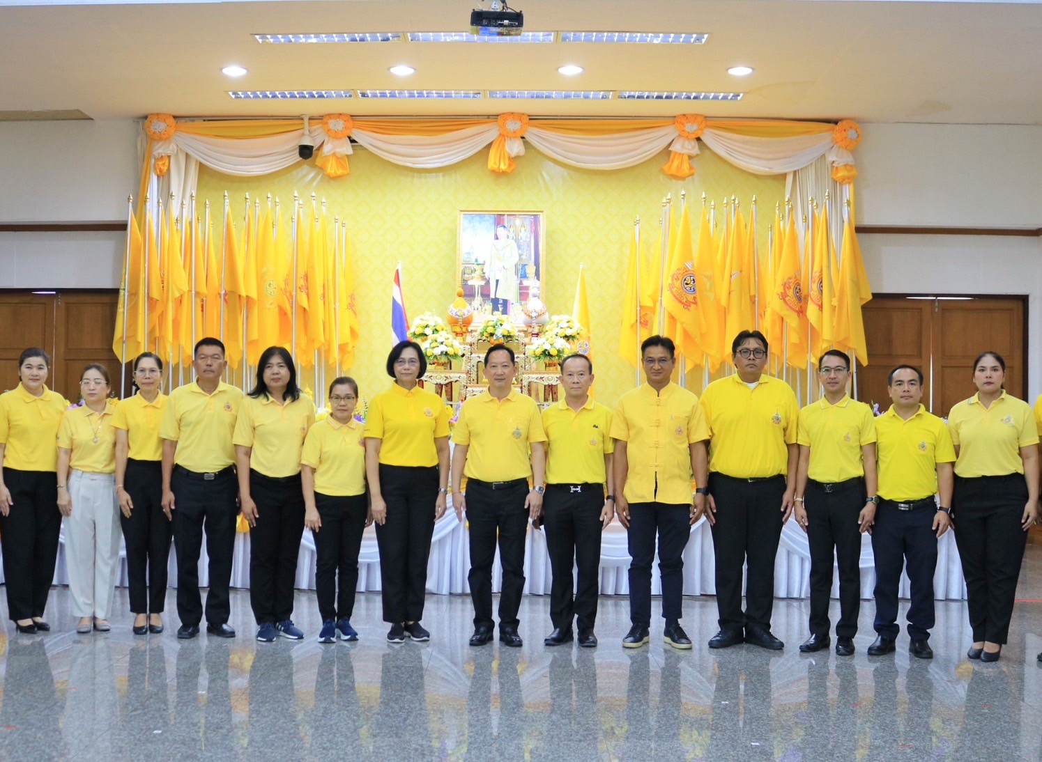 กปภ.สาขาปทุมธานี ร่วมพิธีเปิดกิจกรรม เดิน วิ่ง ปั่น ธงตราสัญลักษณ์งานเฉลิมพระเกียรติ พระบาทสมเด็จพระเจ้าอยู่หัว เนื่องในโอกาสพระราชพิธีมหามงคลเฉลิมพระชนมพรรษา 6 รอบ 28 กรกฎาคม 2567