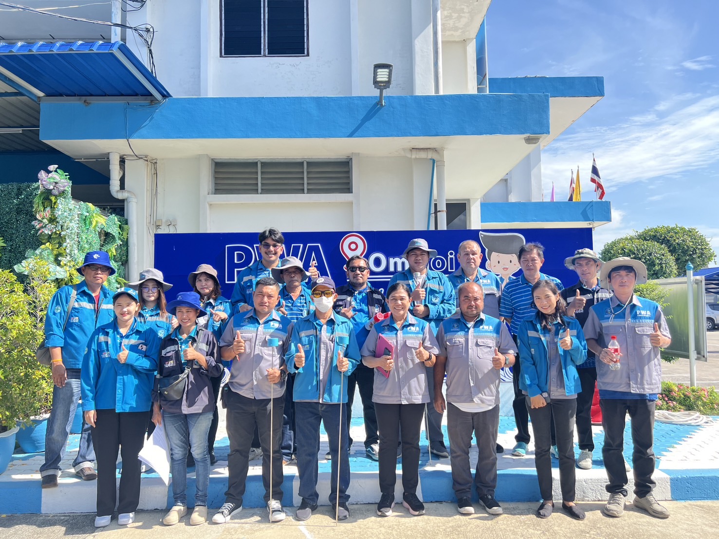 กปภ.สาขาอ้อมน้อยลงพื้นที่ทำกิจกรรมลดน้ำสูญเสียเชิงรุก (ALC)