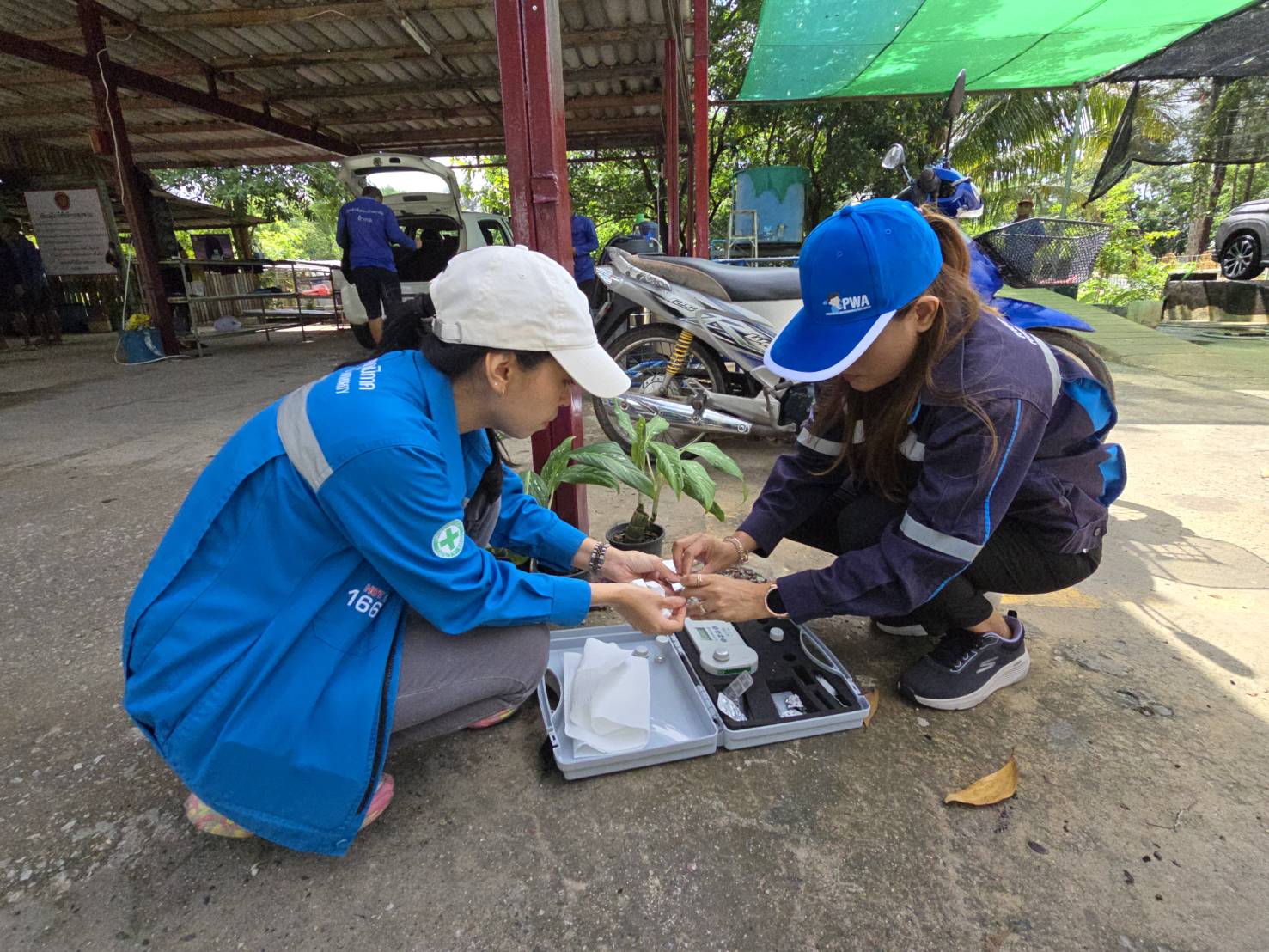 การประปาส่วนภูมิภาคสาขาภูเก็ต และ งานควบคุมคุณภาพน้ำ 2 กปภ.ข.4 ร่วมกันตรวจวิเคราะห์คุณภาพน้ำ ณ เรือนจำจังหวัดภูเก็ต