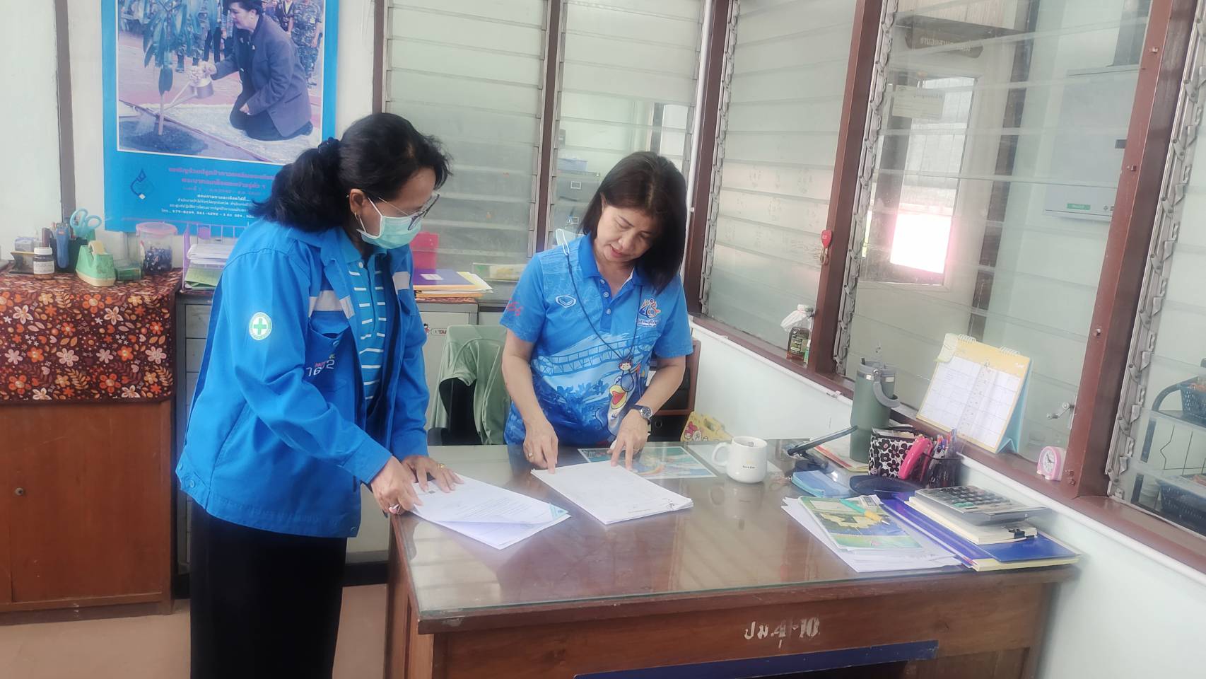 กปภ.สาขากาญจนบุรี ออกติดตามหนี้ค้างชำระค่าน้ำประปาของส่วนราชการ