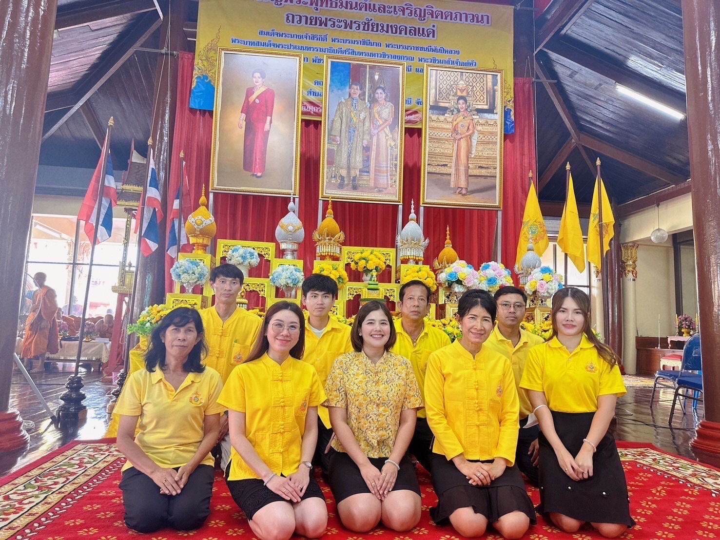 กปภ.สาขาปทุมธานี ร่วมงานพิธีเจริญพุทธมนต์เฉลิมพระเกียรติถวายพระพรชัยมงคลแด่พระบาทสมเด็จพระเจ้าอยู่หัว เนื่องในโอกาสวันเฉลิมพระชนมพรรษา 6 รอบ 28 กรกฎาคม 2567 ประจำเดือนมิถุนายน