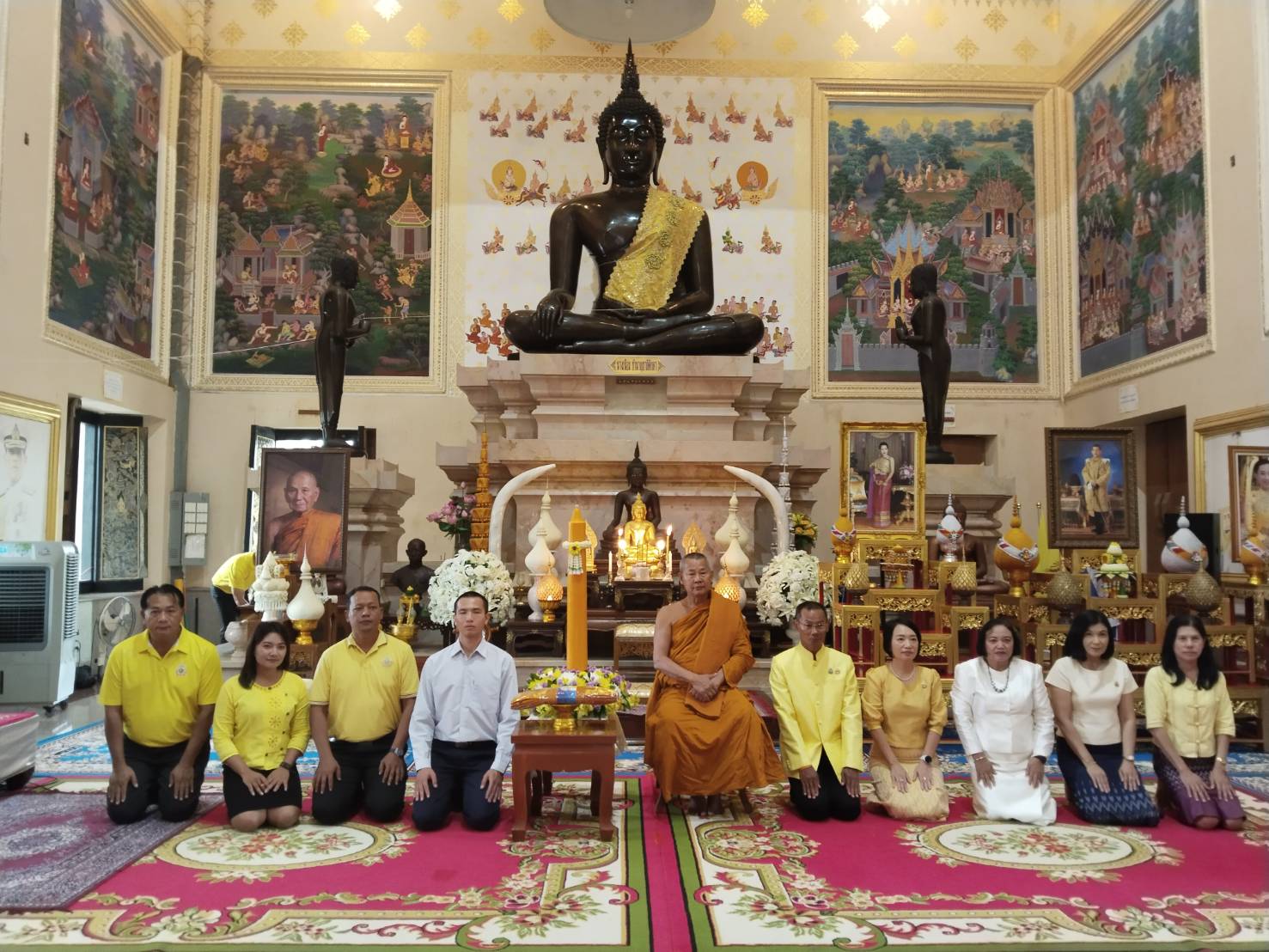 กปภ.สาขาประจวบคีรีขันธ์ ร่วมพิธีถวายเทียนพรรษาและผ้าไตรจีวร กิจกรรมส่งเสริมพระพุทธศาสนา เนื่องในเทศกาลวันอาสาฬหบูชาและเข้าพรรษา พุทธศักราช 2567