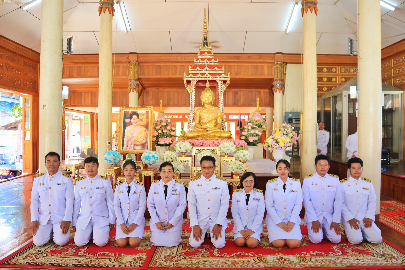 กปภ.สาขาปทุมธานี ร่วมพิธีเจริญพระพุทธมนต์สมโภชพระพุทธรูปสำคัญประจำจังหวัด พระปทุมธรรมราช เฉลิมพระเกียรติพระบาทสมเด็จพระนางเจ้าสิริกิติ์ พระบรมราชินีนาถ พระบรมราชชนนีพันปีหลวง เนื่องในวันเฉลิมพระชนมพรรษา 12 สิงหาคม 2567