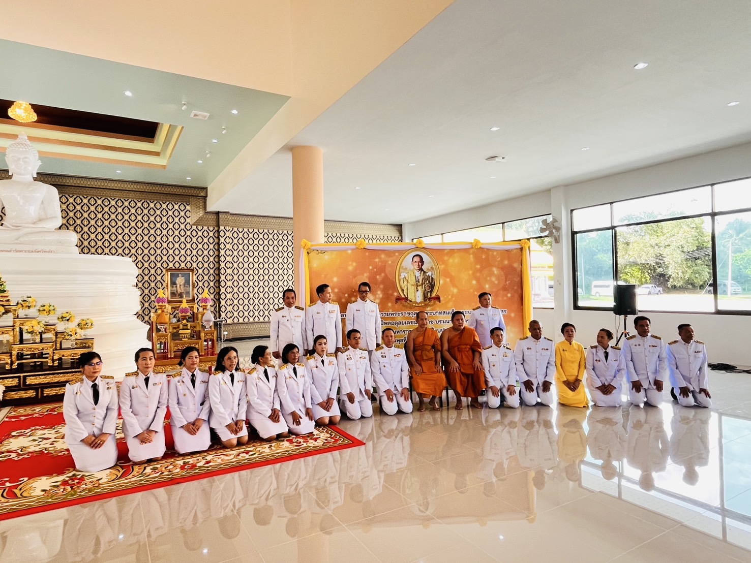 กปภ.สาขาพังงาเข้าร่วมพิธีสวดพระพุทธมนต์ถวายพระราชกุศล พระบาทสมเด็จพระบรมชนกาธิเบศร มหาภูมิพลอดุลยเดชมหาราช บรมนาถบบิตร เนื่องในวันนวมินทรมหาราช