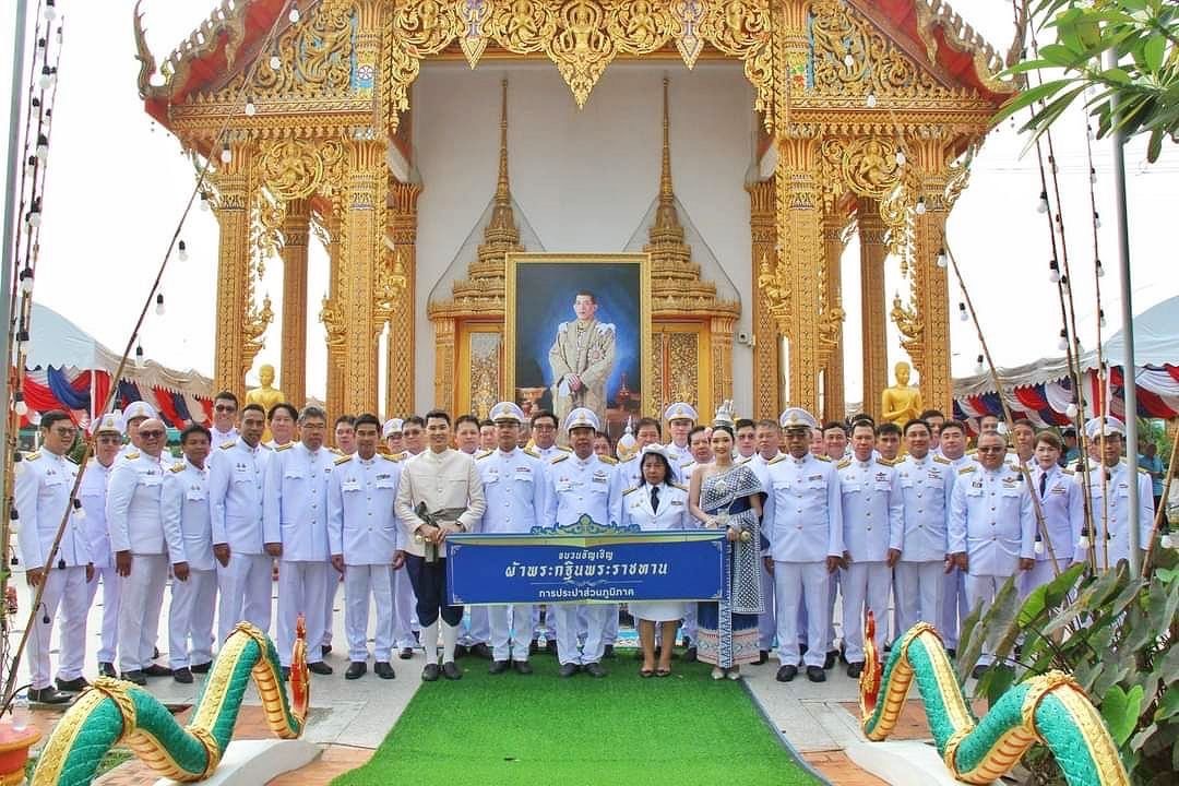 กปภ.สาขาบางสะพาน ร่วมพิธีสมโภชและถวายผ้าพระกฐินพระราชทานของการประปาส่วนภูมิภาค  ประจำปี 2567 ณ วัดบัวงาม พระอารามหลวง  จ.ราชบุรี