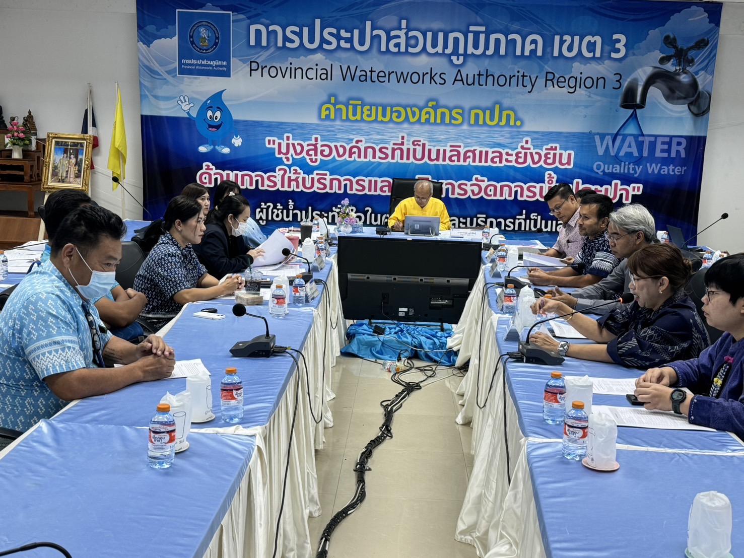 กปภ.สาขาสมุทรสาคร (พ) ร่วมประชุมการนำเสนอผลงาน และกลั่นกรอง รางวัลประปาวิวัฒน์ของ การประปาส่วนภูมิภาคเขต 3 ประจำปี 2567