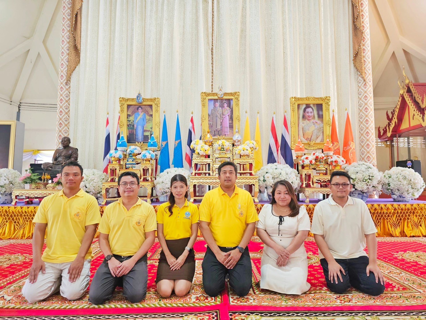 กปภ.สาขาปทุมธานี(พ.) ร่วมพิธีเจริญพุทธมนต์เฉลิมพระเกียรติถวายพระพรชัยมงคลแด่พระบาทสมเด็จพระเจ้าอยู่หัว เนื่องในโอกาสวันเฉลิมพระชนมพรรษา 6 รอบ 28 กรกฎาคม 2567 ประจำเดือนพฤศจิกายน