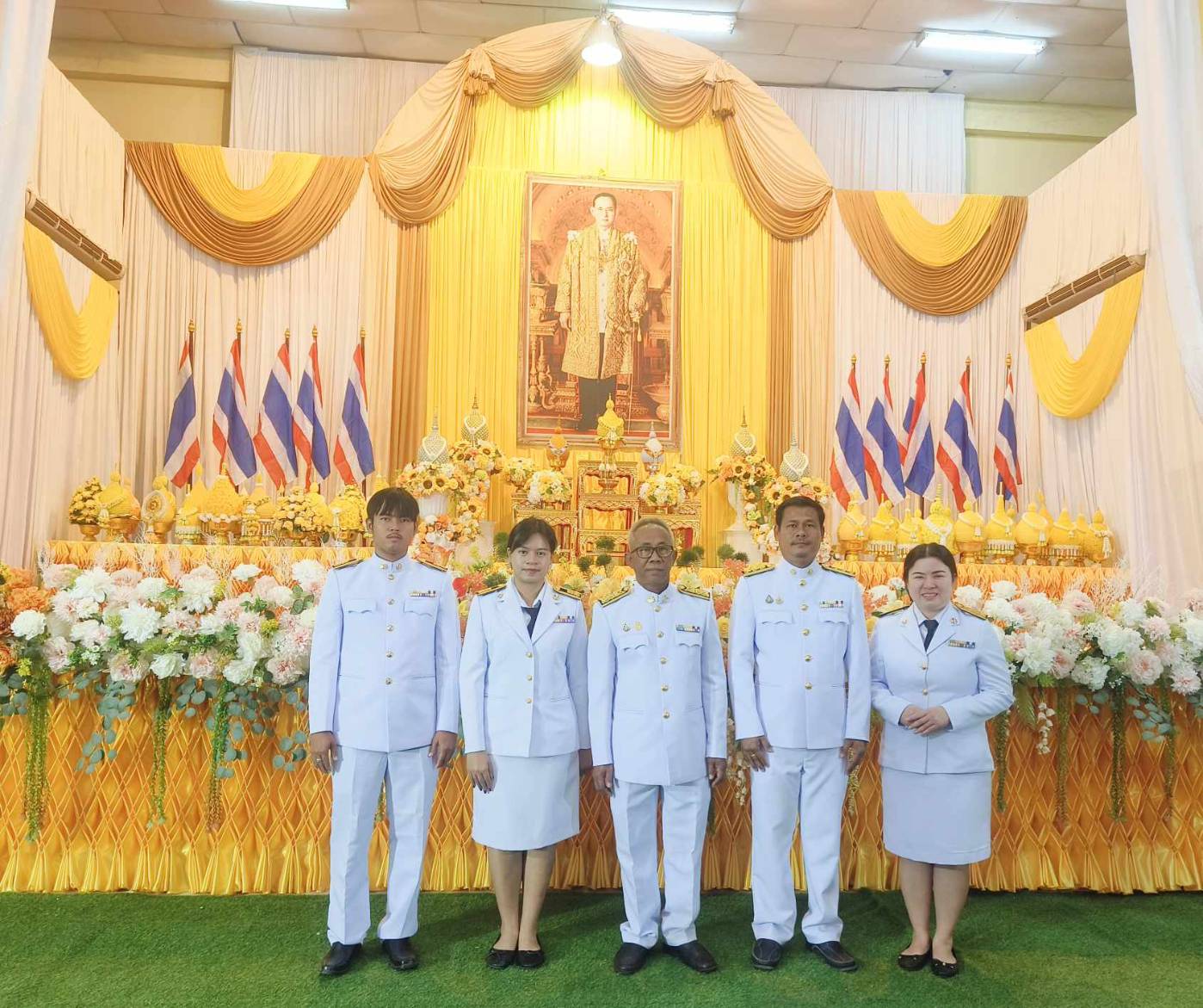 กปภ.สาขาพนมสารคามเข้าร่วมกิจกรรม เนื่องในวันคล้ายวันพระบรมราชสมภพพระบาทสมเด็จพระบรมชนกาธิเบศร มหาภูมิพลอดุลยเดชมหาราช บรมนาถบพิตร วันชาติ และวันพ่อแห่งชาติ วันที่ 5 ธันวาคม 2567