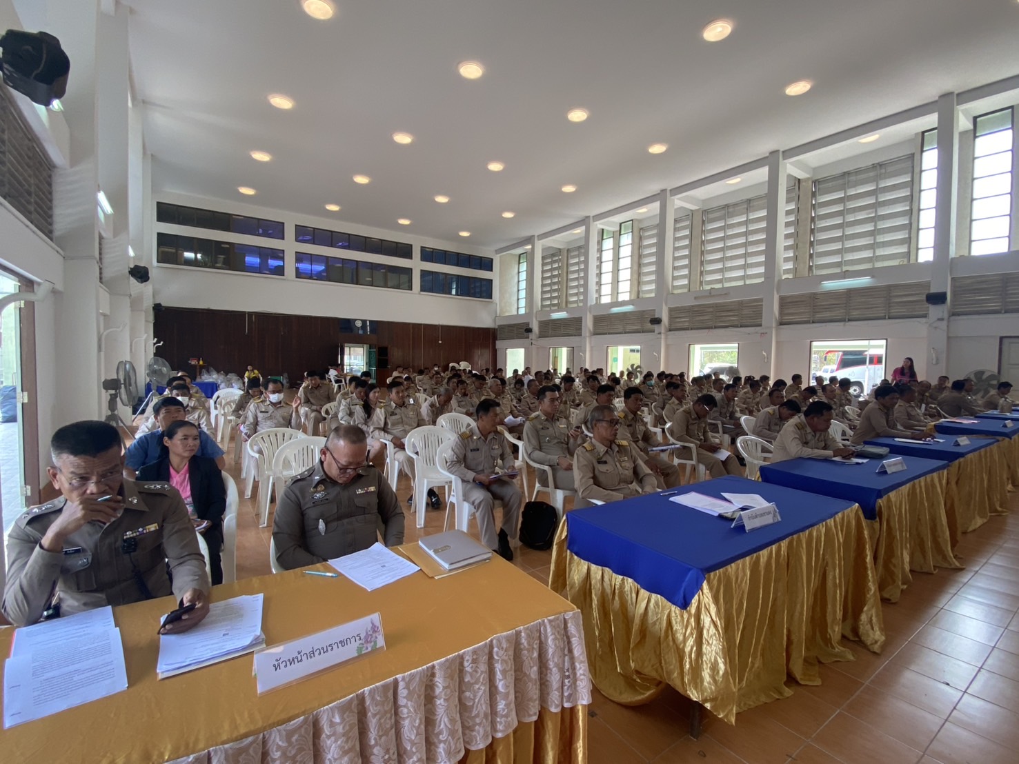 กปภ.ข.3 เข้าร่วมประชุม หัวหน้าส่วนราชการ รัฐวิสาหกิจ ปลัดอําเภอ ผู้บริหารท้องถิ่นและกํานัน ผู้ใหญ่บ้าน ฯลฯ ครั้งที่ 2/2568