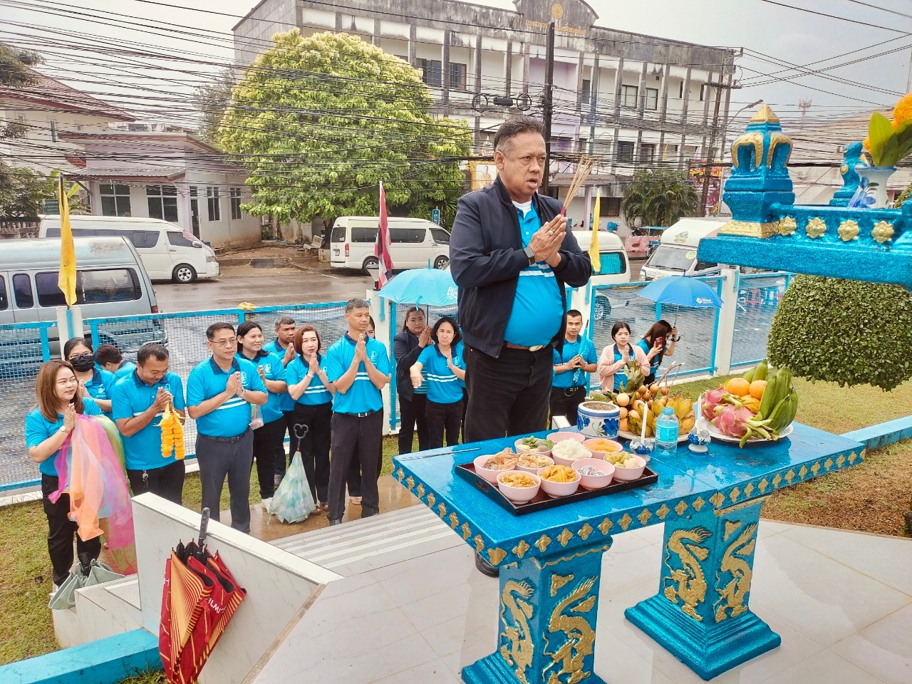 การประปาส่วนภูมิภาคสาขาชุมพร จัดพิธีทำบุญตักบาตร เนื่องในโอกาสวันคล้ายวันสถาปนา กปภ. ครบรอบ 46 ปี