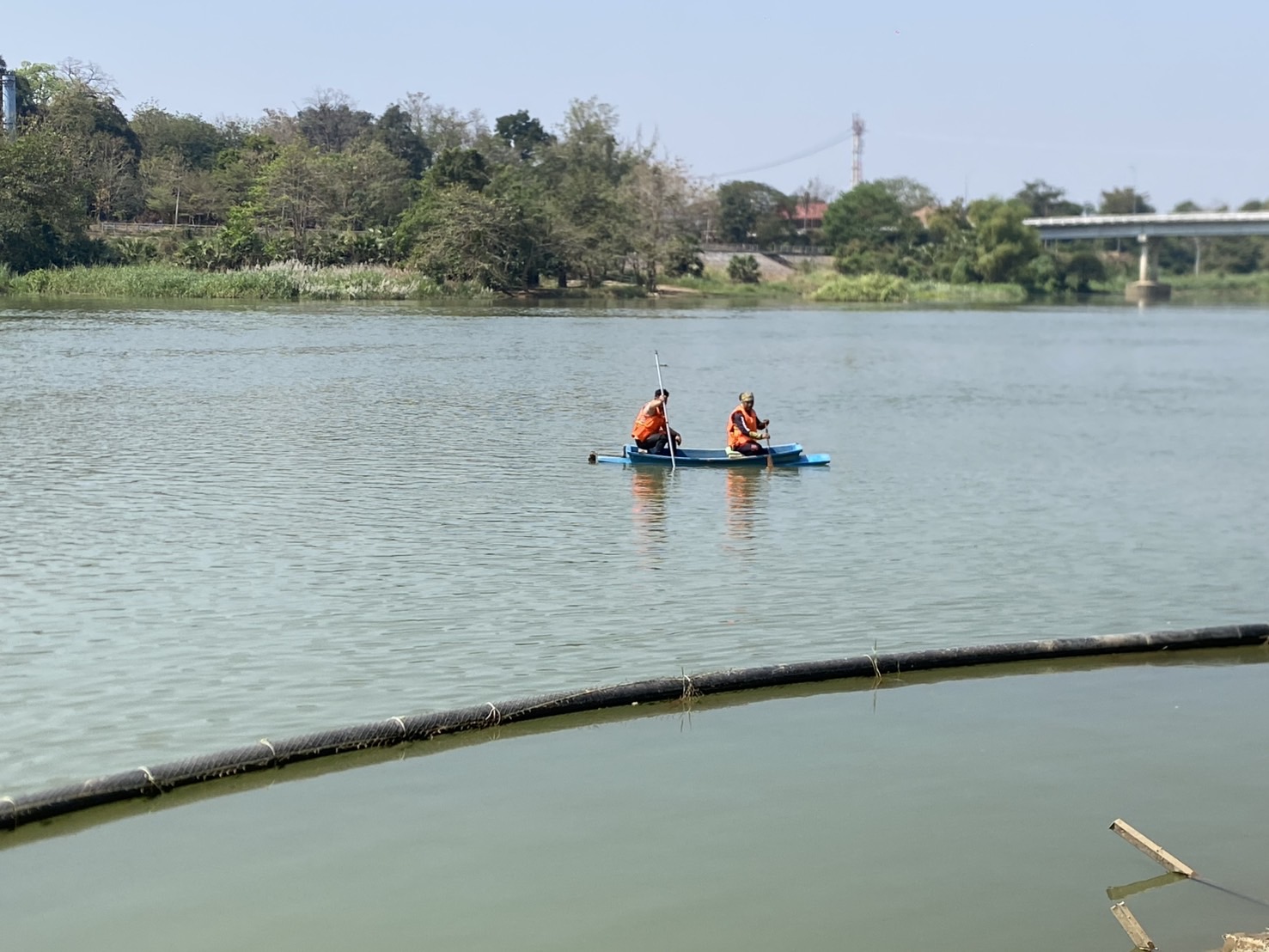 สถานีผลิตน้ำโพธาราม กปภ.สาขาสมุทรสาคร (พ) ดำเนินการอนุรัก์แหล่งน้ำดิบแม่น้ำแม่กลอง