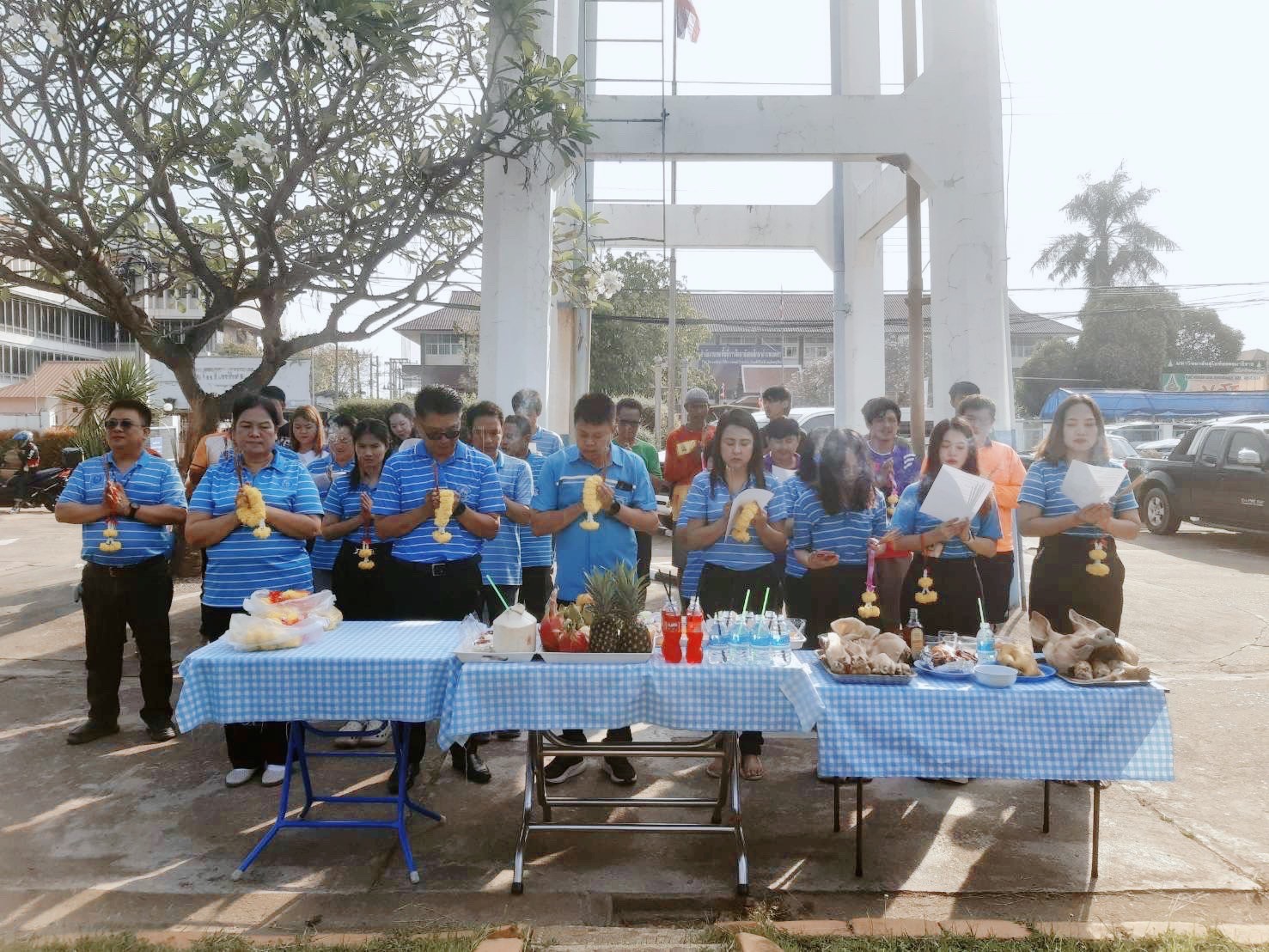 กปภ.สาขากำแพงเพชร จัดพิธีสักการะบูชาพระแม่ธรณีและศาลพระภูมิเจ้าที่ เนื่องในโอกาสวันคล้ายวันสถาปนา การประปาส่วนภูมิภาค ครบรอบ 46 ปี