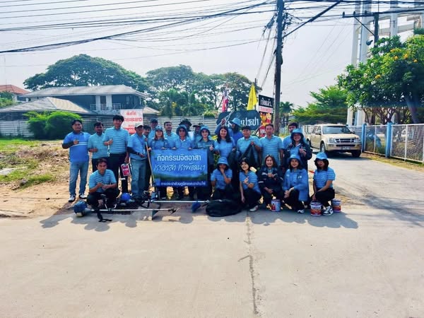 การประปาส่วนภูมิภาคสาขาบ้านไผ่ ดำเนินการจัดกิจกรรมจิตอาสาบำเพ็ญสาธารณประโยชน์ ทำความสะอาดและปรับปรุงภูมิทัศน์ เนื่องในวันข้าราชการพลเรือน