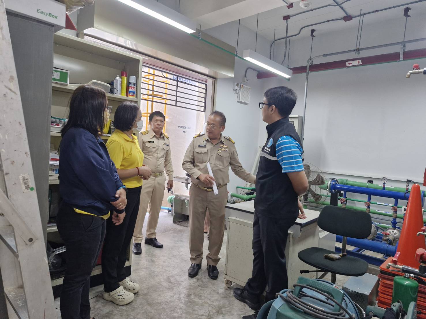 การประปาส่วนภูมิภาคสาขาทุ่งสง เตรียมความพร้อมรับเสด็จฯ สมเด็จพระกนิษฐาธิราชเจ้า ฯ