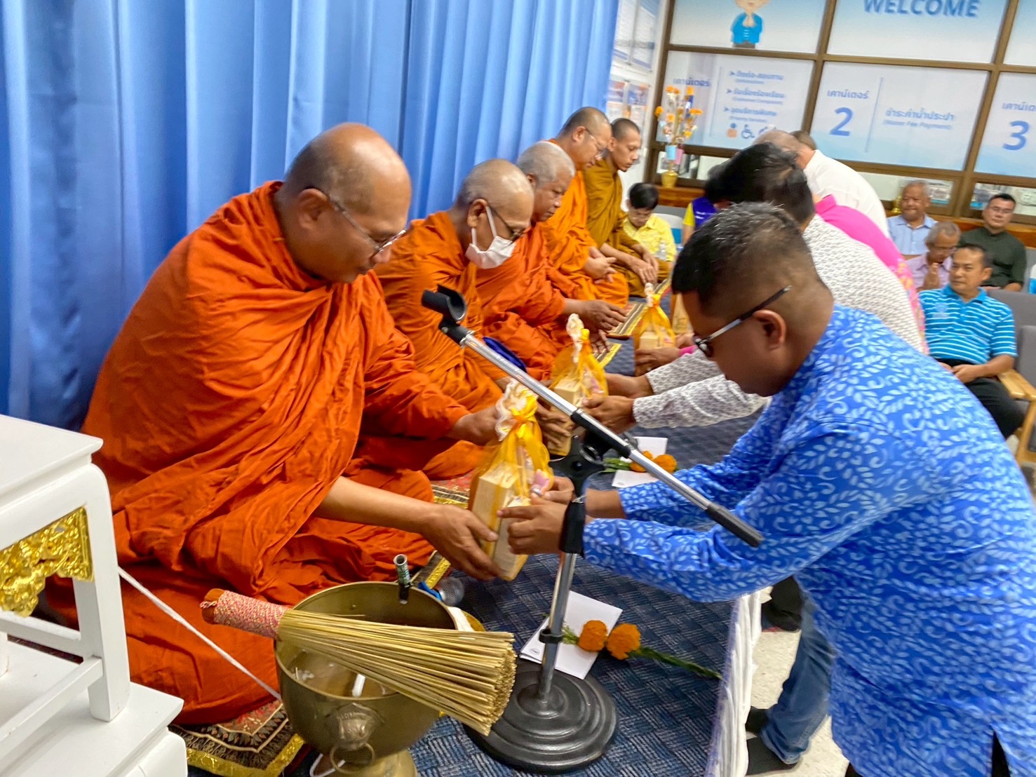 การประปาส่วนภูมิภาคสาขาเกาะพะงัน จัดงานทำบุญขึ้นสำนักงานใหม่