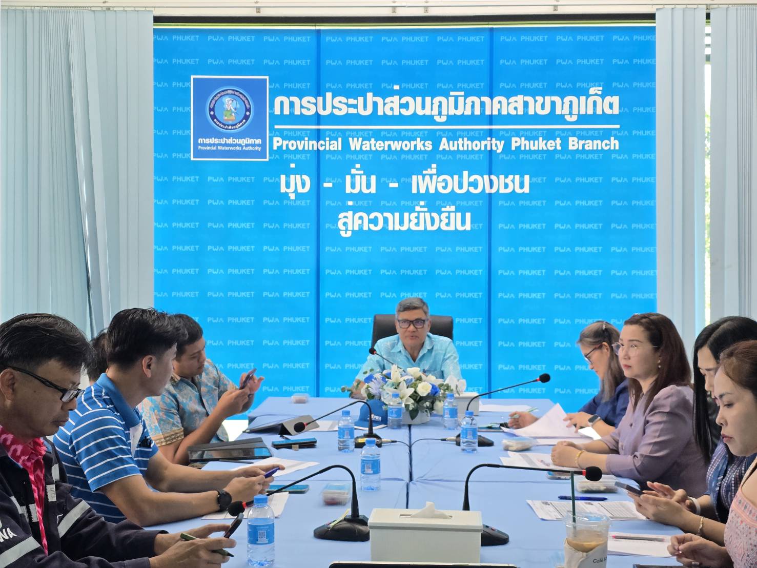 กปภ.สาขาภูเก็ต จัดกิจกรรมสนทนายามเช้า (Morning Talk) ครั้งที่ 8/2568 ประจำเดือน พฤษภาคม 2568