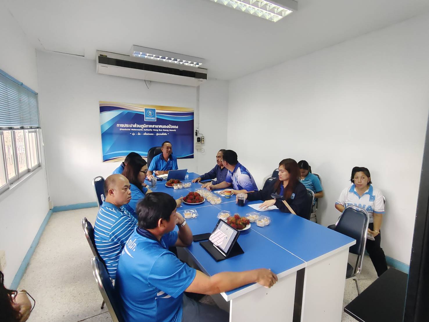 กปภ.สาขาหนองบัวแดง จัดกิจกรรม Morning Talk ครั้งที่ 8/2568 ประจำเดือน พฤษภาคม 2568