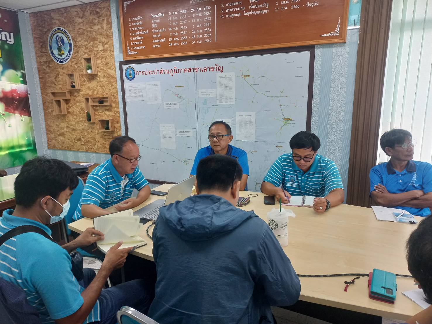 กปภ. สาขาเลาขวัญ  จัดกิจกรรมสนทนายามเช้า (Morning Talk) ประจำเดือน มิถุนายน  2568  ครั้งที่  9/2568  ณ   ห้องประชุมเลาขวัญ