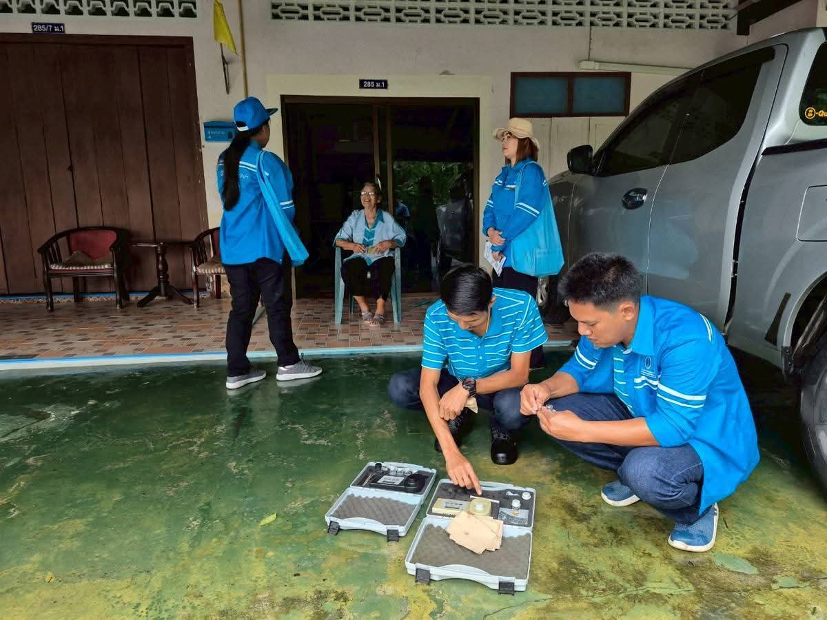 การประปาส่วนภูมิภาคสาขาคลองท่อม ตรวจสอบคุณภาพน้ำ