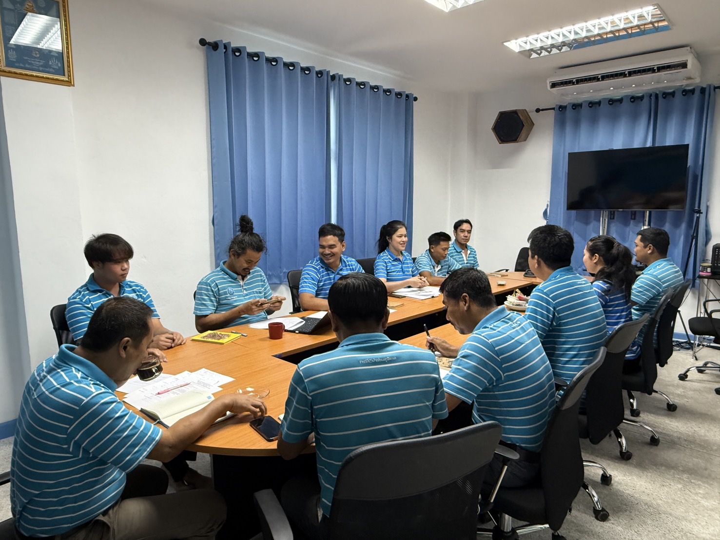 การประปาส่วนภูมิภาคสาขาเกาะพะงัน จัดกิจกรรมสนทนายามเช้า (Morning Talk) ครั้งที่ 10/2568 วันพฤหัสบดีที่ 3 กรกฎาคม 2568