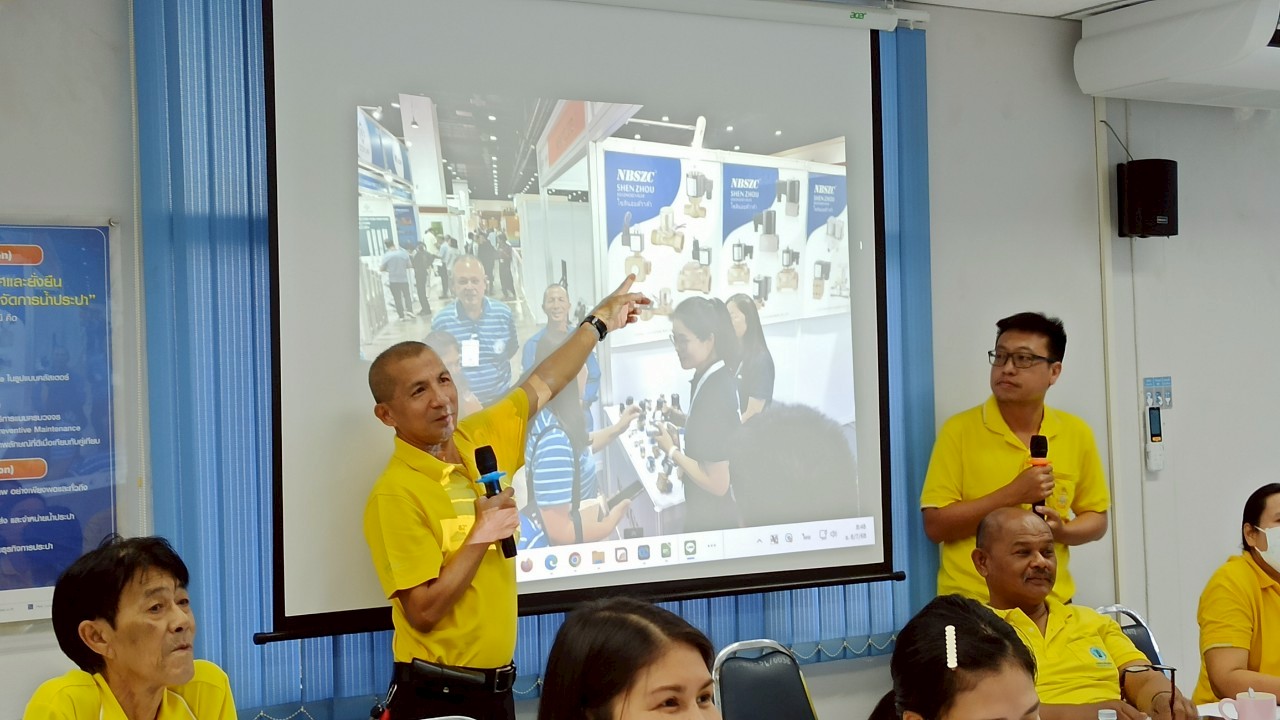 พนักงาน กปภ.สาขาอ้อมน้อย แลกเปลี่ยนเรียนรู้จากการร่วมศึกษาดูงาน Thai Water Expo 2025