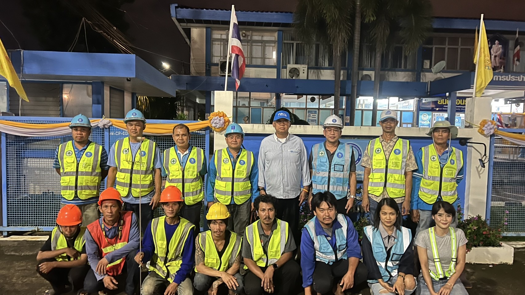 การประปาส่วนภูมิภาคสาขาชุมพร กิจกรรมลดน้ำสูญเสียเชิงรุก ดำเนินการค้นหาท่อแตกรั่ว ตามแผนงานบริการและควบคุมน้ำสูญเสีย