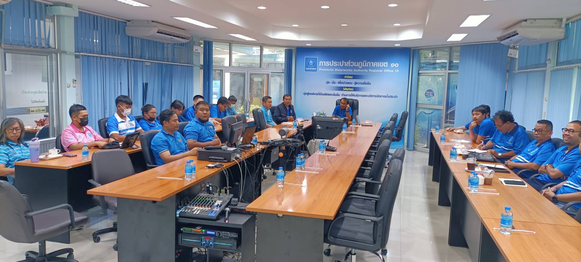 กปภ.ข.10 จัดอบรม การใช้งานเครื่องควบคุมงานเชื่อมท่อ แบบเรียลไทม์ (Smart Data Logger) โดย บริษัท ไทยก้าวไกลกรุ๊ป จำกัด