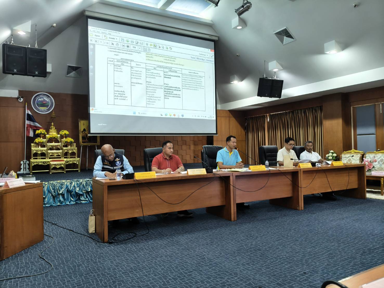 กปภ.สาขาภูเก็ต เข้าร่วมประชุมประชาคมตำบลกะรน เพื่อพิจารณาร่างแผนพัฒนาท้องถิ่น (พ.ศ. 2566 2570) เพิ่มเติม ครั้งที่ 1/2568