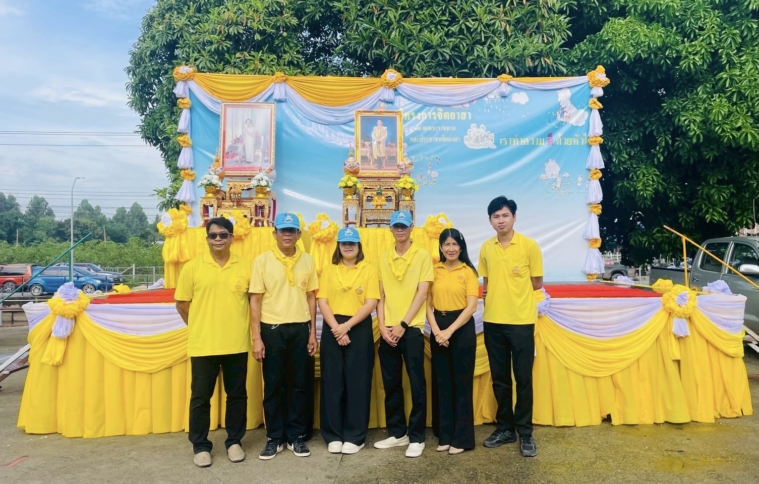 กปภ.สาขาปทุมธานี(พ) ร่วมกิจกรรมจิตอาสา เราทำความดี ด้วยหัวใจ เนื่องในวันสำคัญของชาติไทย ประจำปี พ.ศ 2568 เนื่องในวันคล้ายวันสวรรคตสมเด็จย่า