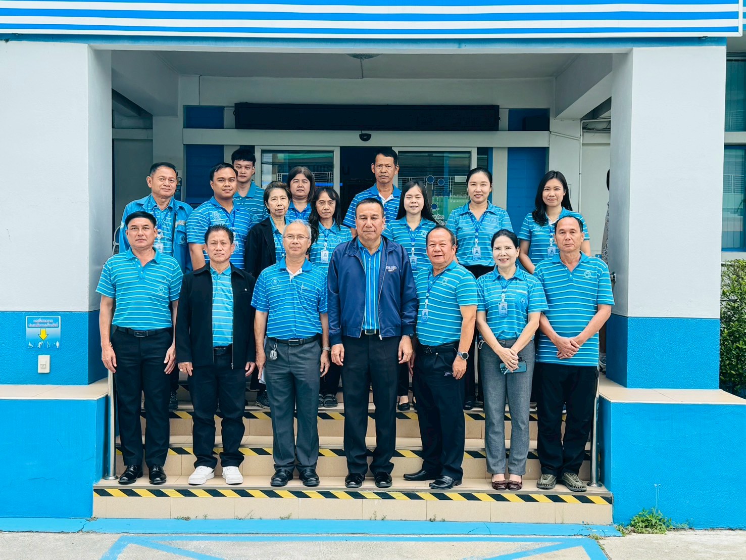 การประปาส่วนภูมิภาคสาขาสามพรานให้การต้อนรับ คณะกรรมการ กปภ. (Board of directors) และรองผู้ว่าการ(ปฏิบัติการ 4)