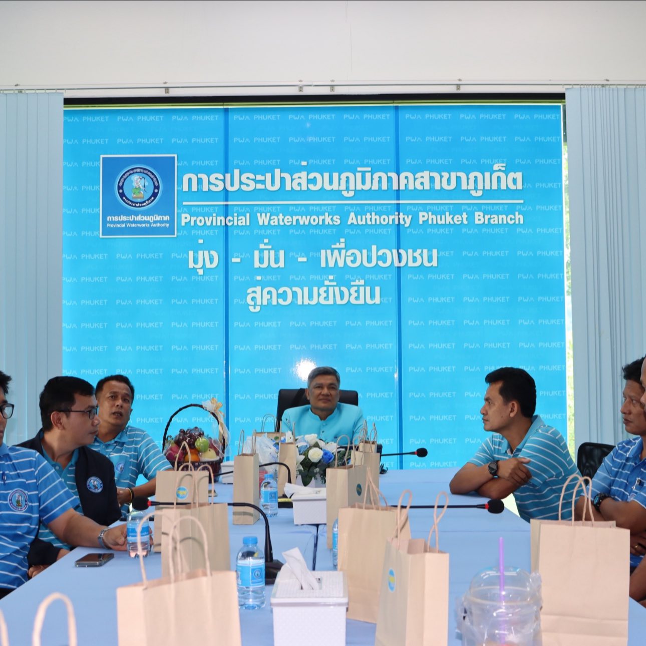 การประปาส่วนภูมิภาคสาขาท้ายเหมือง เข้าศึกษาดูงานระบบผลิตไฟฟ้าจากพลังงานแสงอาทิตย์ (Solar Rooftop) ณ กปภ.สาขาภูเก็ต