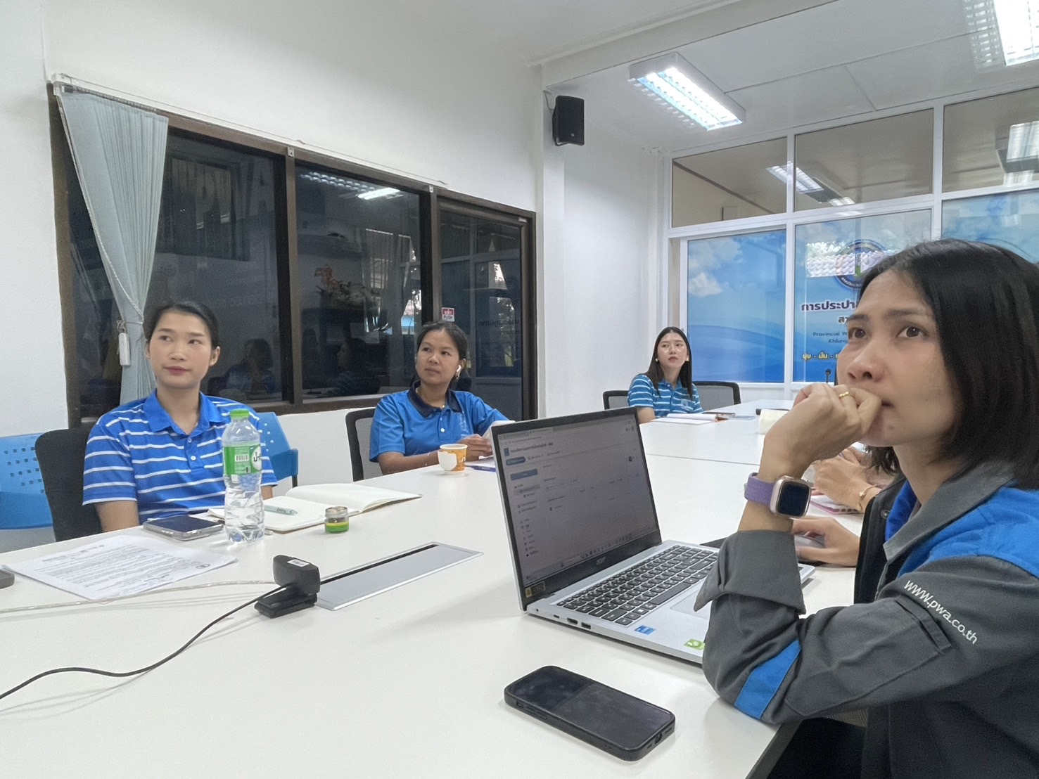 กปภ.สาขาขลุง เข้าร่วมการอบรมหลักสูตรสำหรับผู้ใช้งานระบบและการนำเข้าข้อมูลในระบบย้อนหลังส่วนภูมิภาค (Online)