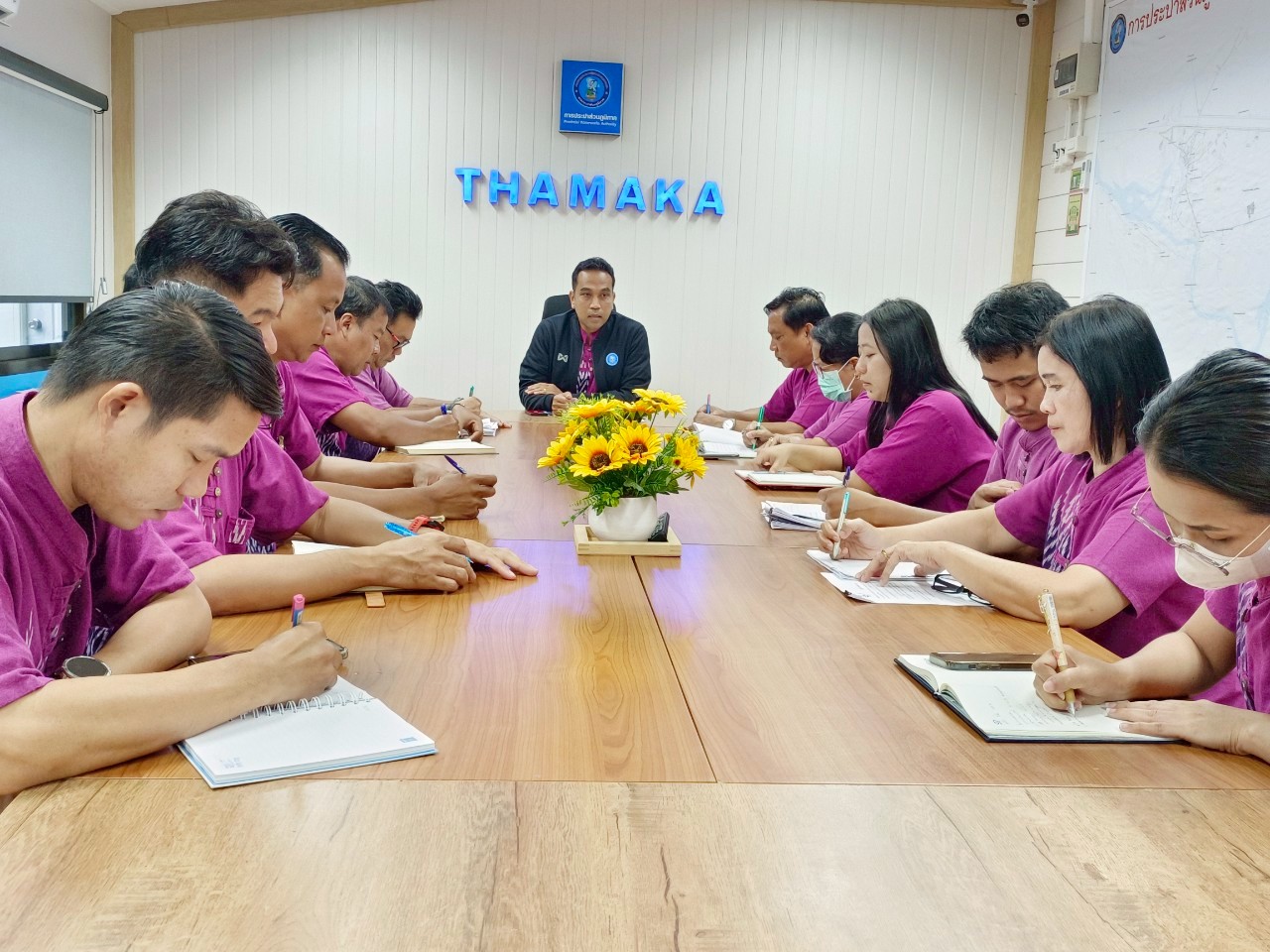 กปภ.สาขาท่ามะกา จัดกิจกรรมสนทนายามเช้า (Morning Talk) ประจำเดือน กรกฎาคม 2568 วันอังคารที่ 22 กรกฎาคม 2568