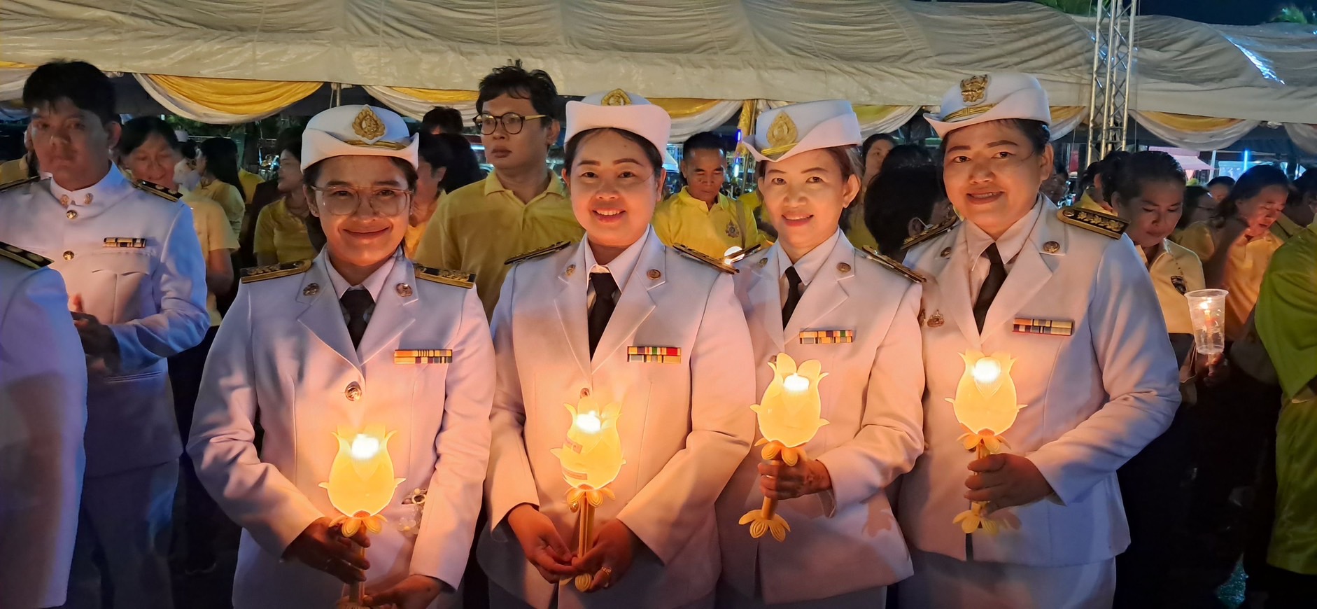 กปภ.ข.1 เข้าร่วมพิธีถวายเครื่องราชสักการะ วางพานพุ่ม และพิธีจุดเทียนถวายพระพรชัยมงคล งานเฉลิมพระเกียรติพระบาทสมเด็จพระเจ้าอยู่หัว เนื่องในโอกาสวันเฉลิมพระชนมพรรษา 28 กรกฎาคม 2568