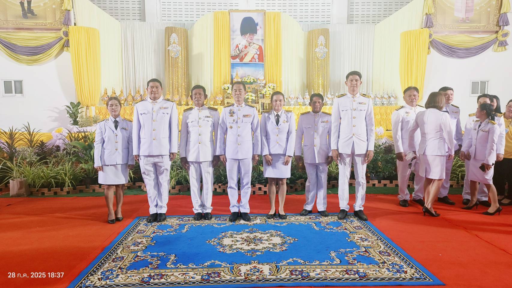 การประปาส่วนภูมิภาคสาขาบางสะพาน เข้าร่วมกิจกรรมเฉลิมพระเกียรติพระบาทสมเด็จพระเจ้าอยู่หัว เนื่องในโอกาสวันเฉลิมพระชนมพรรษา 28 กรกฎาคม 2568