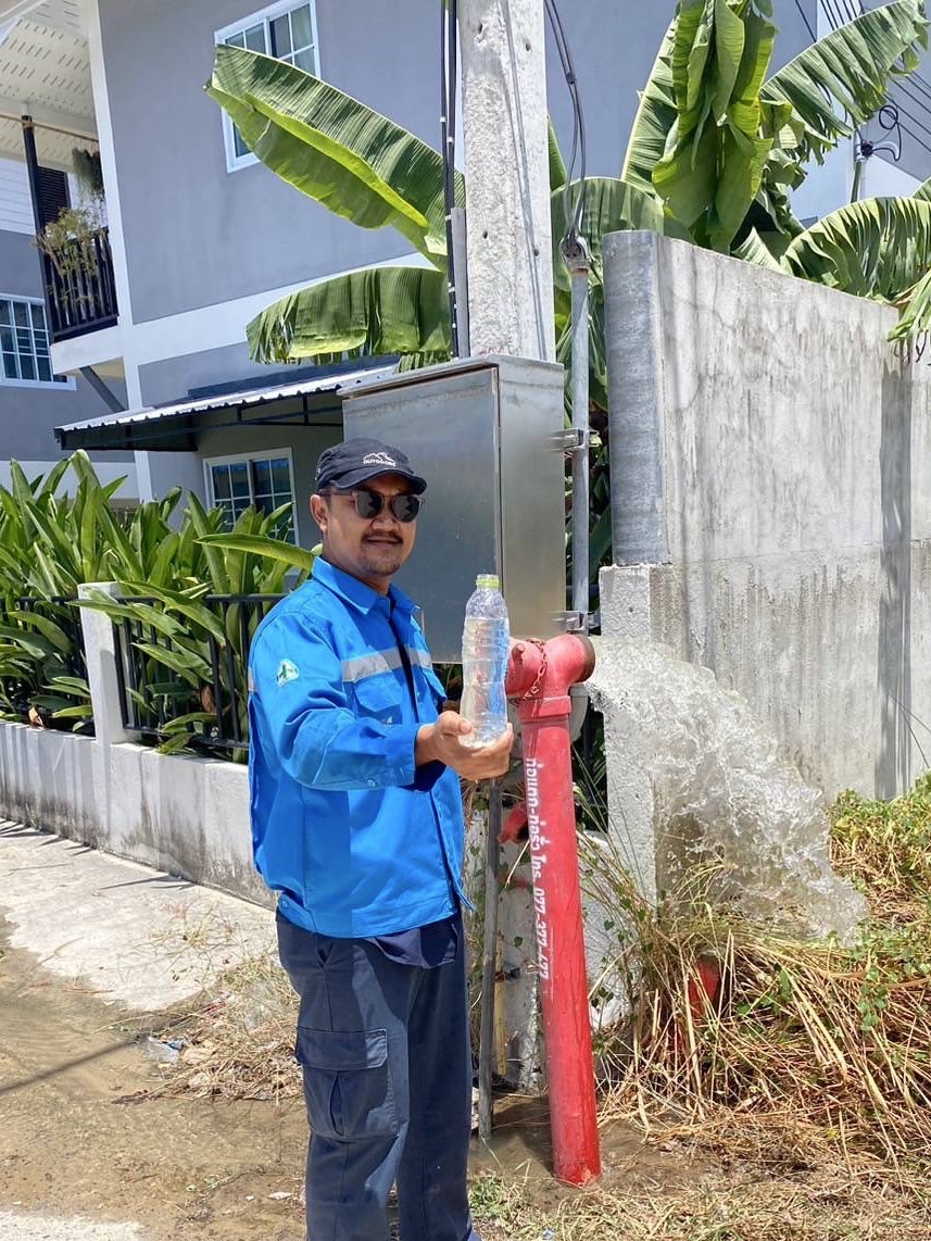 ปภ.สาขาเกาะพะงัน ลงพื้นที่ MM03 ระบายตะกอน บริเวณบ้านดอนทราย ม.1 ต.เกาะพะงัน อ.เกาะพะงัน จ.สุราษฎร์ธานี